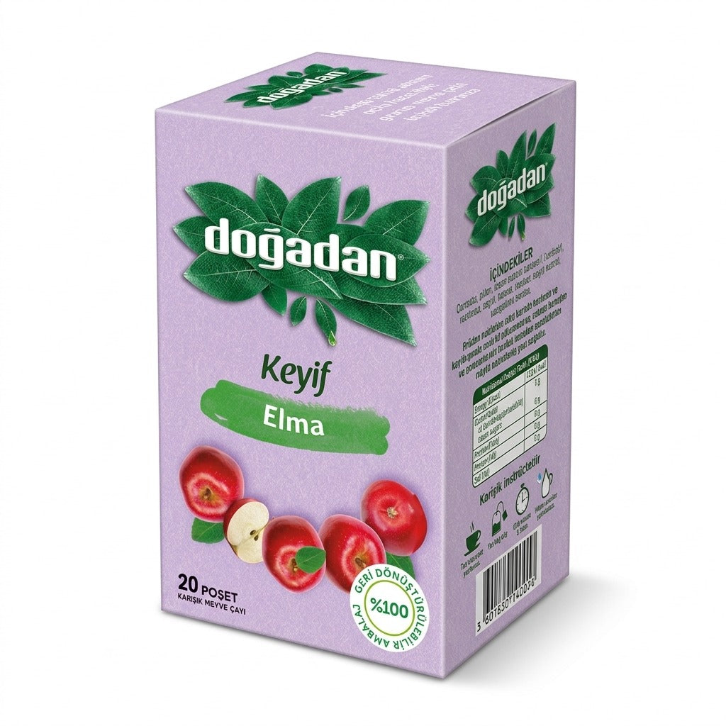 شاي التفاح من Doğadan – زاوية ثالثة
